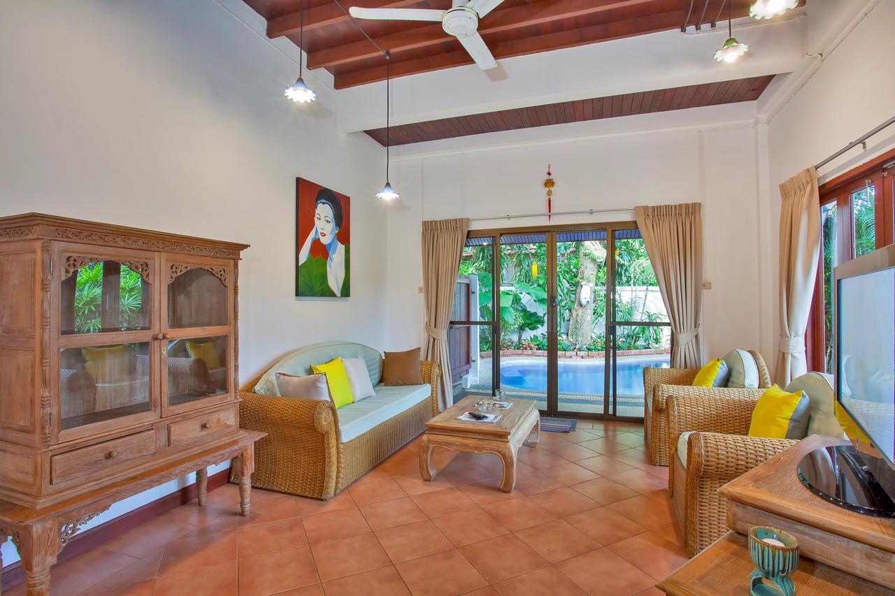 Traditional Thai Villa Nikkie In Tropical Nature, 4Br & Pool, Near Rawai Beach Nai Harn ภายนอก รูปภาพ